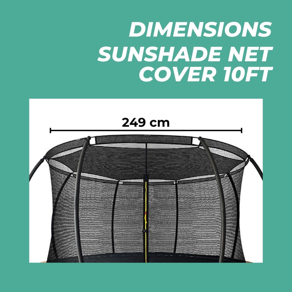 VERPEAK Sunshade Net for Trampoline 10ft