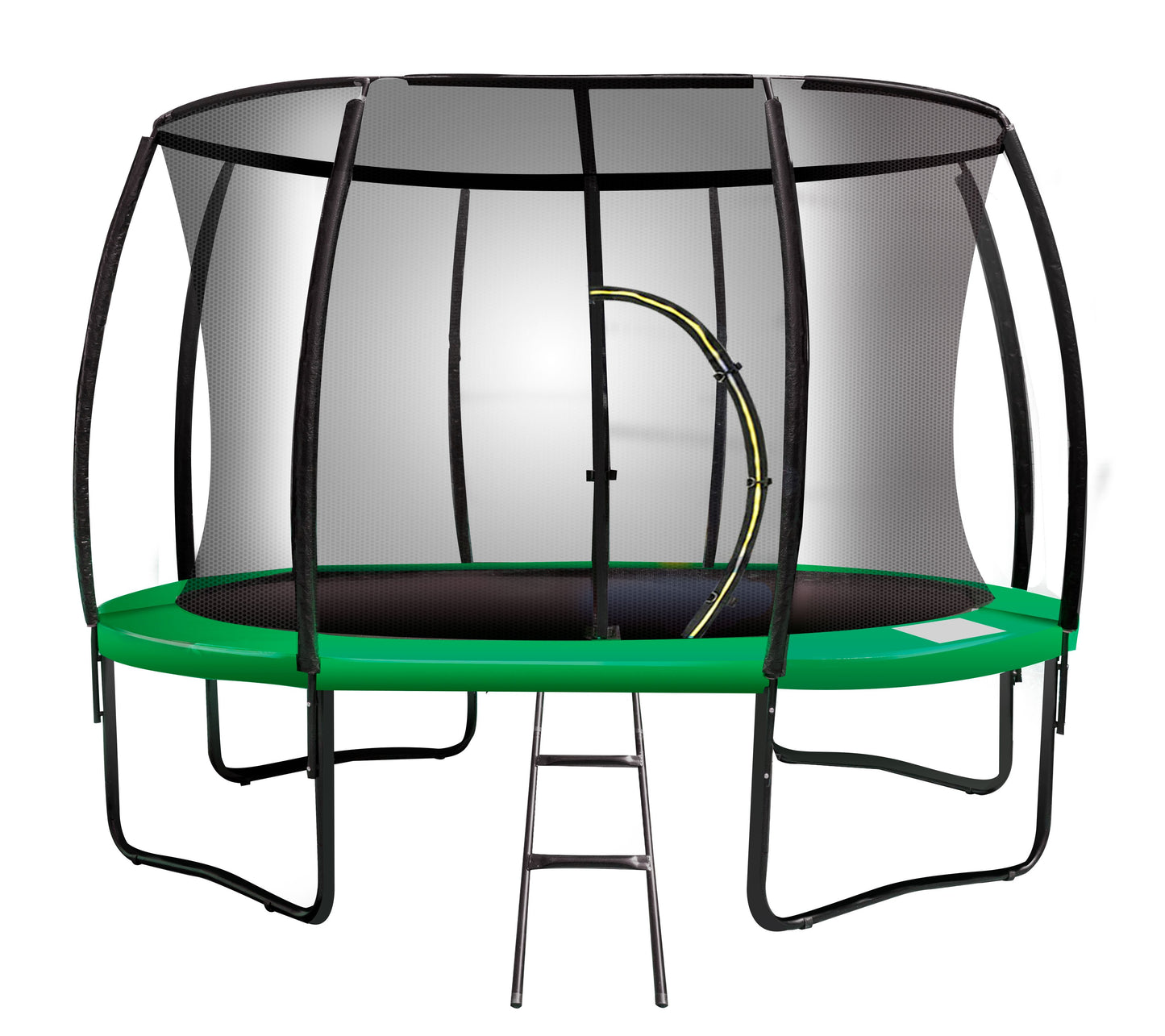 Kahuna 10ft Trampoline Free Ladder Spring Mat Net Safety Pad Cover Round Enclosure Green