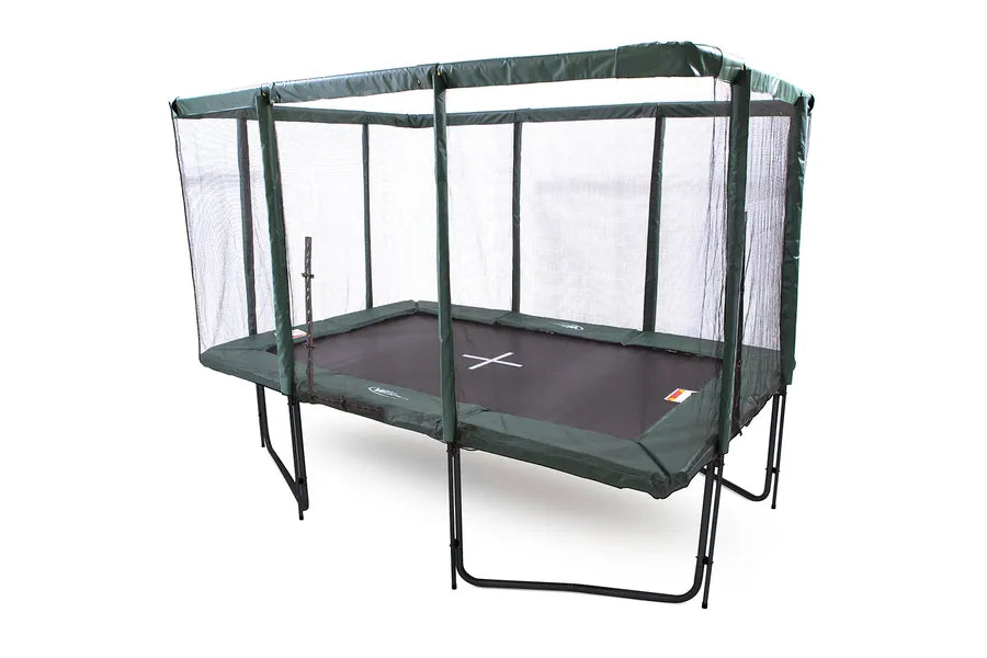 GeeTramp Force 8x12ft Rectangle Trampoline - Black Edition - Standard