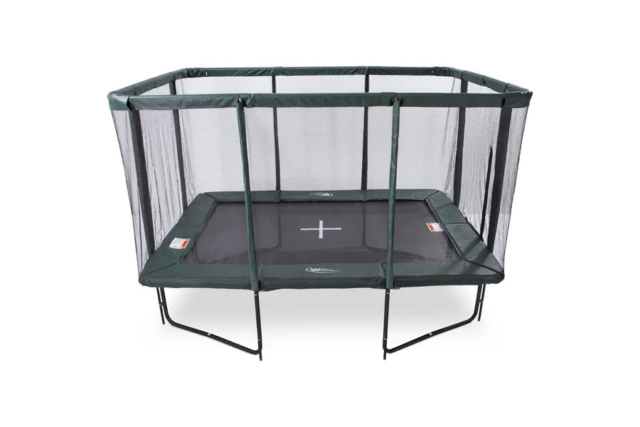 GeeTramp Force 8x12ft Rectangle Trampoline - Black Edition - Standard